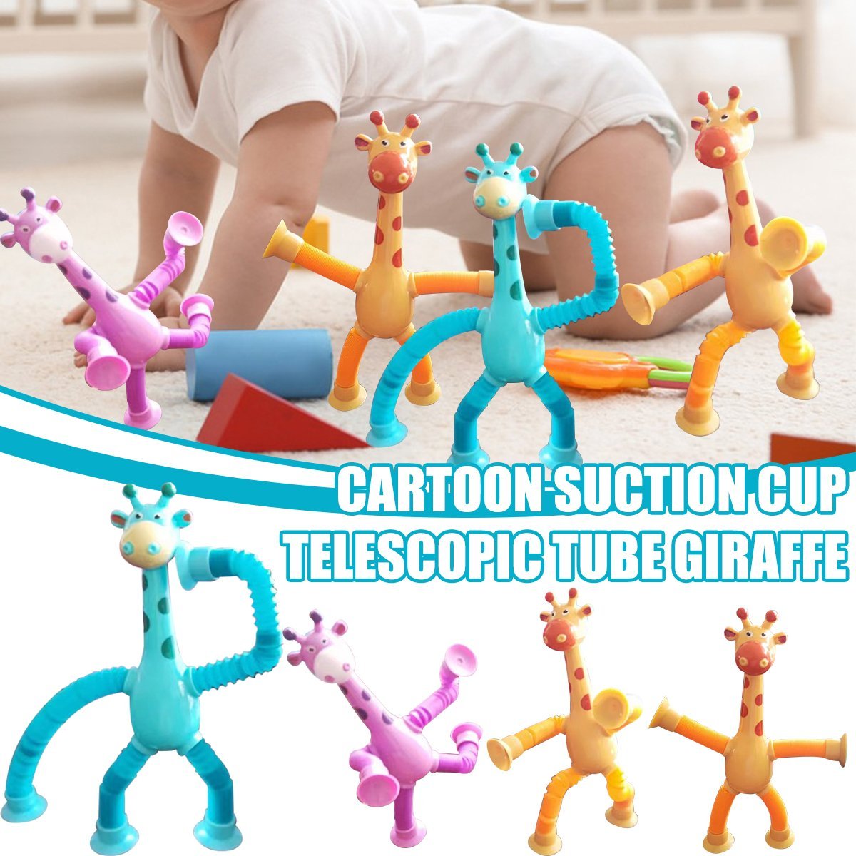 Giraffe Sensory Tube Toys