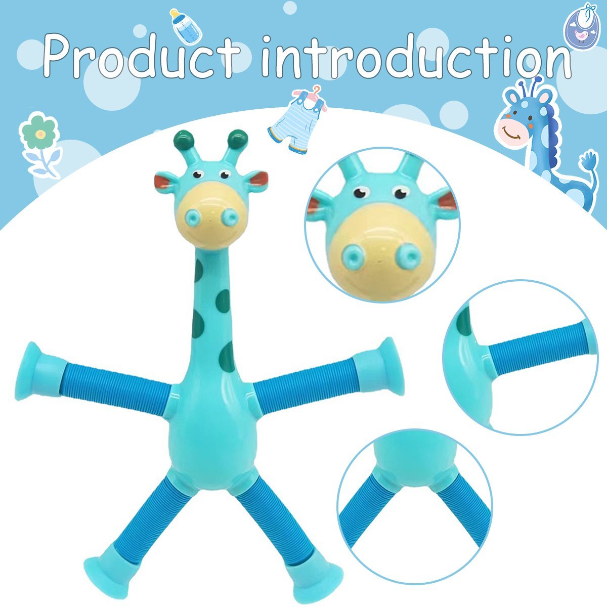 Giraffe Sensory Tube Toys