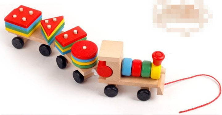 Train puzzle toy