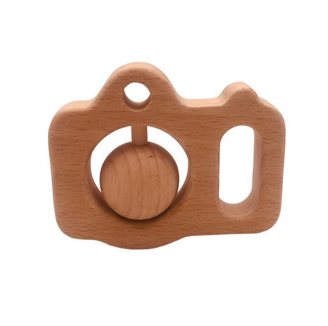 Wooden Rattle, Chewable Toy