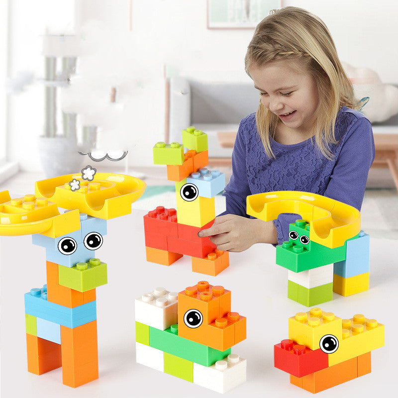Race Run DIY City Building Blocks