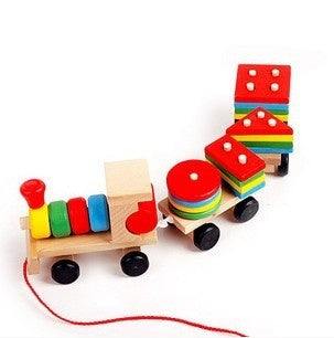 Train puzzle toy