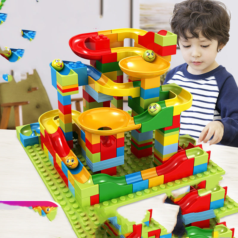 Race Run DIY City Building Blocks