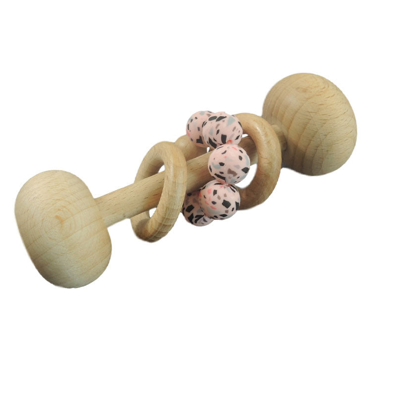Wooden Rattle, Chewable Toy