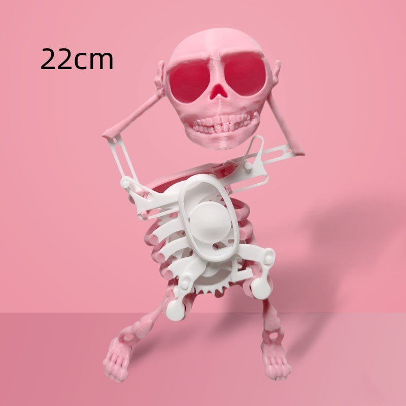 3D Model Mini Skull Printing Customized Funny Style Lucky Toy Finished Product Decompression Tool